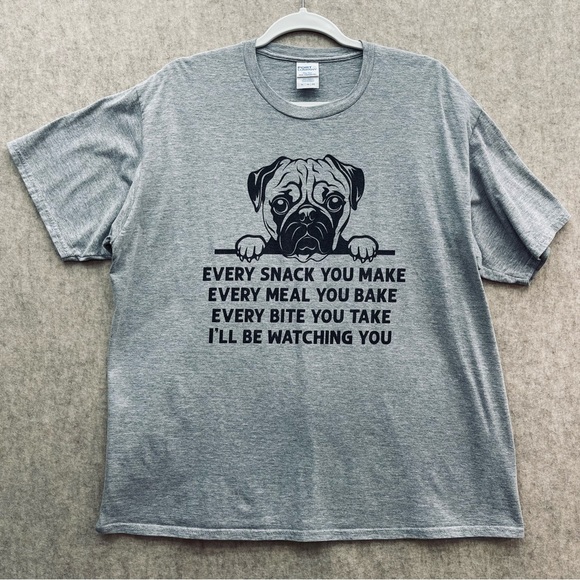 Women's Port & Company Dog Watching You Graphic Tshirt, XL - Picture 2 of 7
